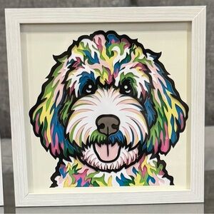 3D Dog Shadowbox